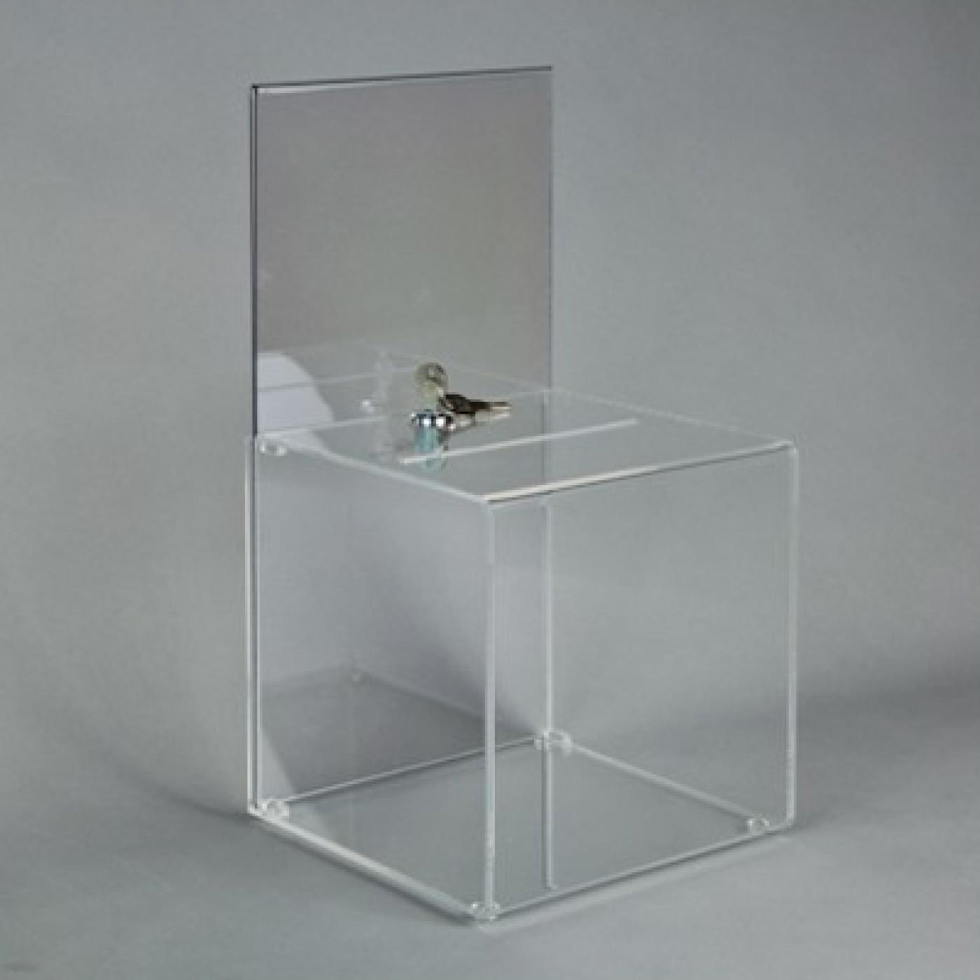 Urne Acrylique Avec Serrure Et Porte